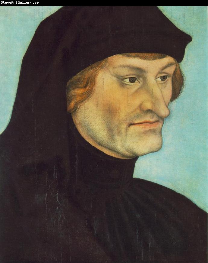 CRANACH, Lucas the Elder Portrait of Johannes Geiler von Kaysersberg fg